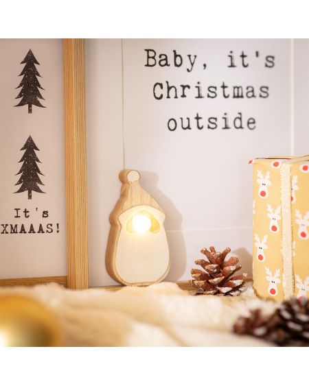 Père Noël LED à Pile