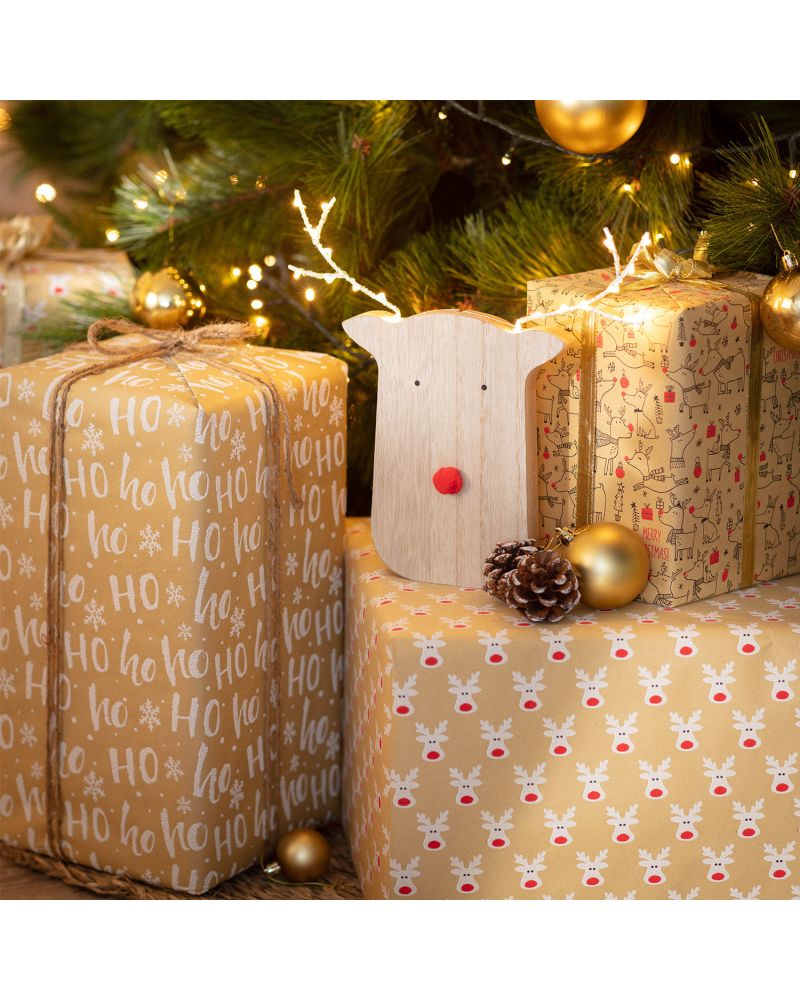 Renne de Noël LED Donner à Piles Renne de Noël LED Donner à Piles