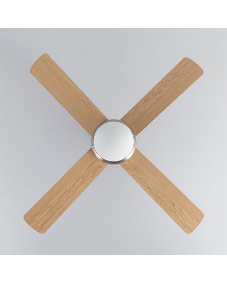 Ventilateur de Plafond Silencieux Navy Niquel 132cm Moteur DC WiFi