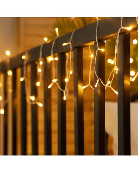 Guirlande LED Extérieure Solaire Lilas 5m