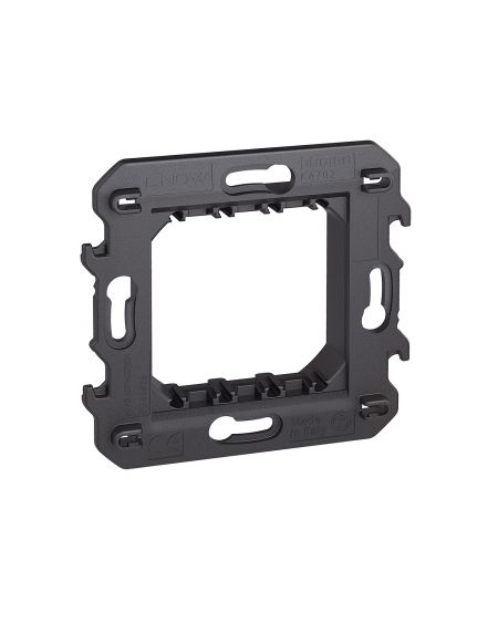 Support Rack pour Plaques Appareillages 2 Modules Bticino Living Now K4702