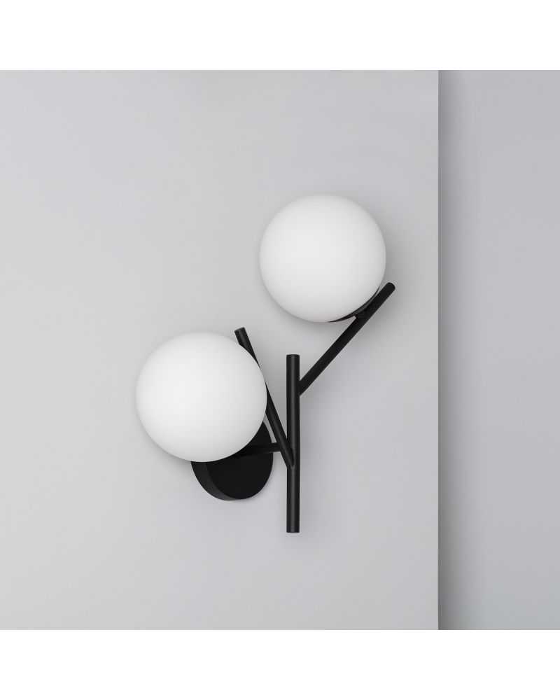 Lampe Murale Métal et Verre Balts
