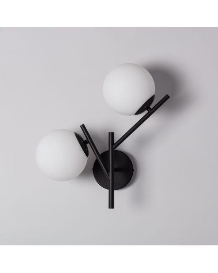 Lampe Murale Métal et Verre Balts