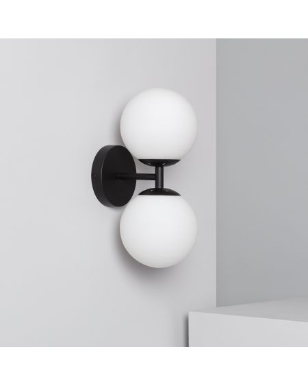 Lampe Murale Métal et Verre Balts Duplo