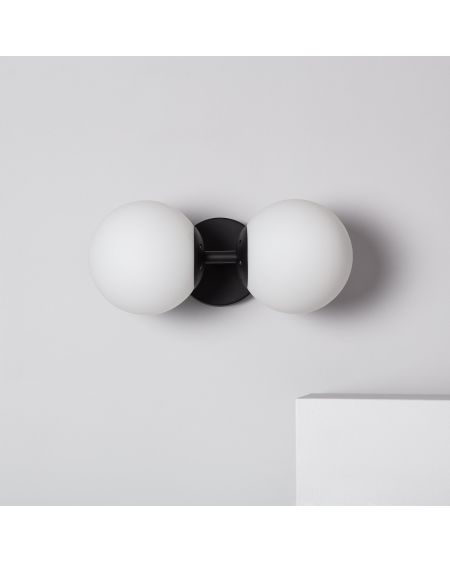 Lampe Murale Métal et Verre Balts Duplo