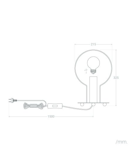 Lampe à Poser Métal Otos