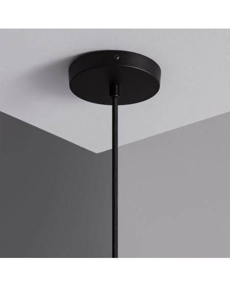 Suspension Métal et Verre Moonlight Double