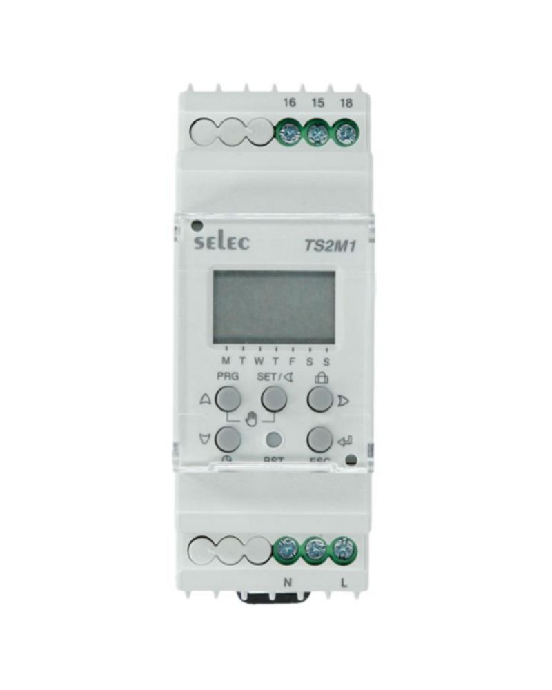 Minuterie Numérique Hebdomadaire MAXGE TS2M1-1-16A Minuterie Numérique Hebdomadaire MAXGE TS2M1-1-16A