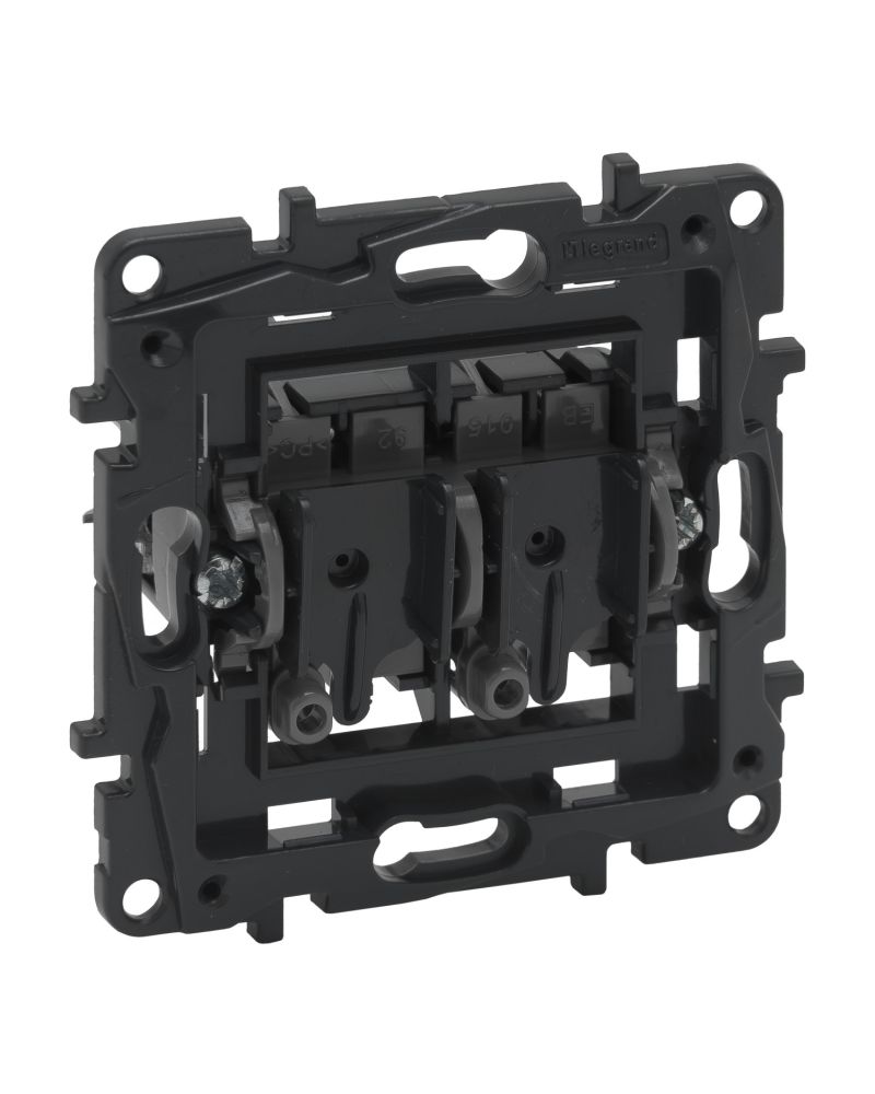 Interrupteur Double 10 AX 250V AC LEGRAND Niloé Step 864005 Interrupteur Double 10 AX 250V AC LEGRAND Niloé Step 864005