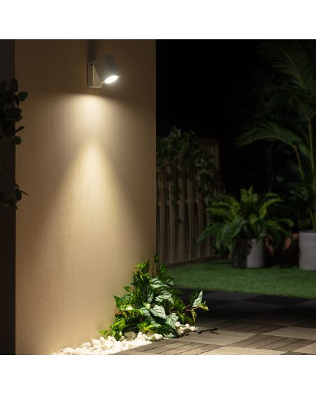 Applique Murale Extérieure Aluminium Carrée Onuba