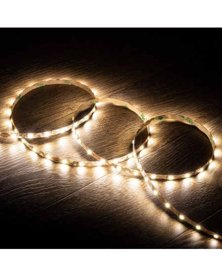 Ruban LED Zig Zag 12V DC 60LED/m 5m IP20 Largeur 6mm Coupe tous les 5cm