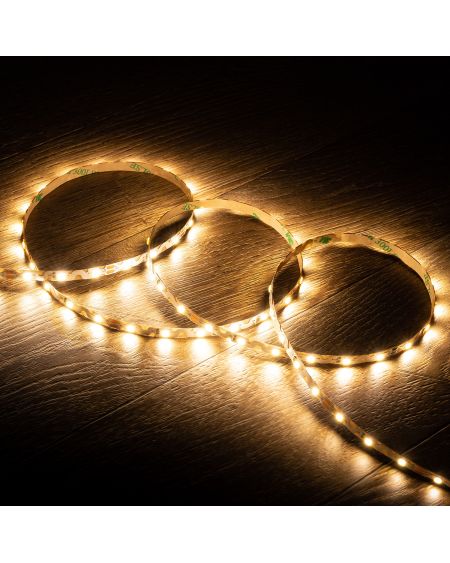 Ruban LED Zig Zag 12V DC 60LED/m 5m IP20 Largeur 6mm Coupe tous les 5cm
