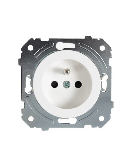 Prise Type E Schuko Classic Round