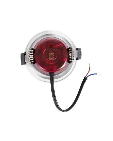 Spot Downlight LED Rond Dimmable CCT Sélectionnable 8W IP65 Coupe Ø70mm