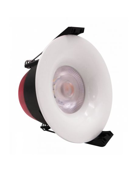 Spot Downlight LED Rond Dimmable CCT Sélectionnable 8W IP65 Coupe Ø70mm
