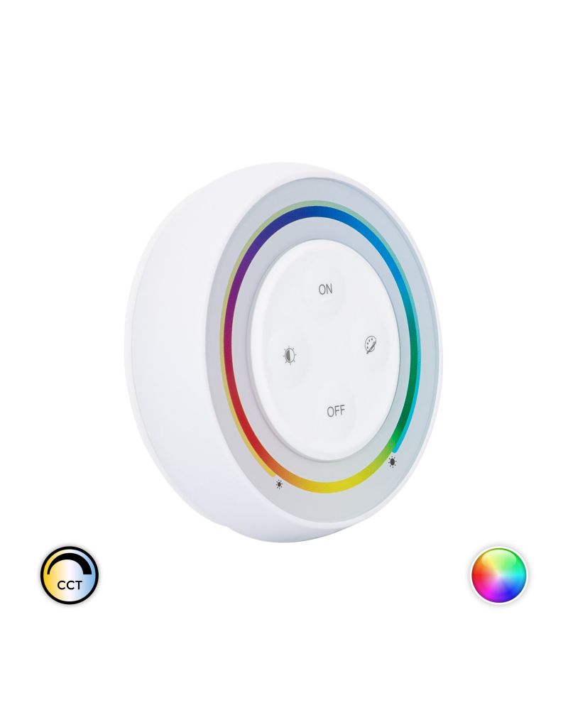 Télécommande Murale RF pour Variateur LED CCT+RGB Rainbow MiBoxer S2-W