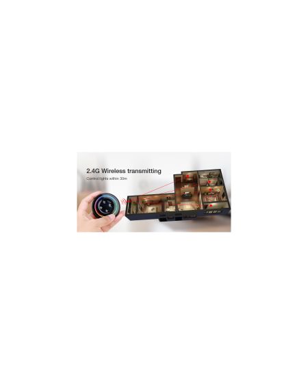 Télécommande Murale RF pour Variateur LED CCT+RGB Rainbow MiBoxer S2-W