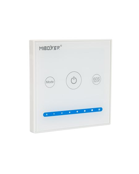 Contrôleur Variateur Mural Tactile LED Monochrome 12/24 V DC RF MiBoxer P1