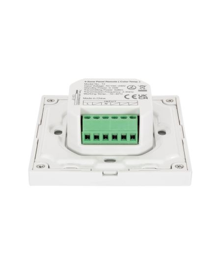 Télécommande Murale RF 220-240V AC pour Variateur LED CCT 4 Zones RF MiBoxer T2