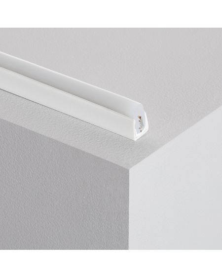 Profilé PVC 1m pour Gaine Néon LED Flexible 11W/m 220V AC 60 LED/m Semi-circulaire 180° IP67 coupe tous les 100 cm
