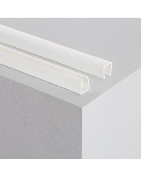 Profilé PVC 1m pour Gaine Néon LED Flexible 11W/m 220V AC 60 LED/m Semi-circulaire 180° IP67 coupe tous les 100 cm