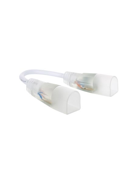 Câble Connecteur Gaine Néon LED Flexible Dimmable 7.5W/m 220V AC 100 LED/m Semi-circulaire 180° Monochrome IP67