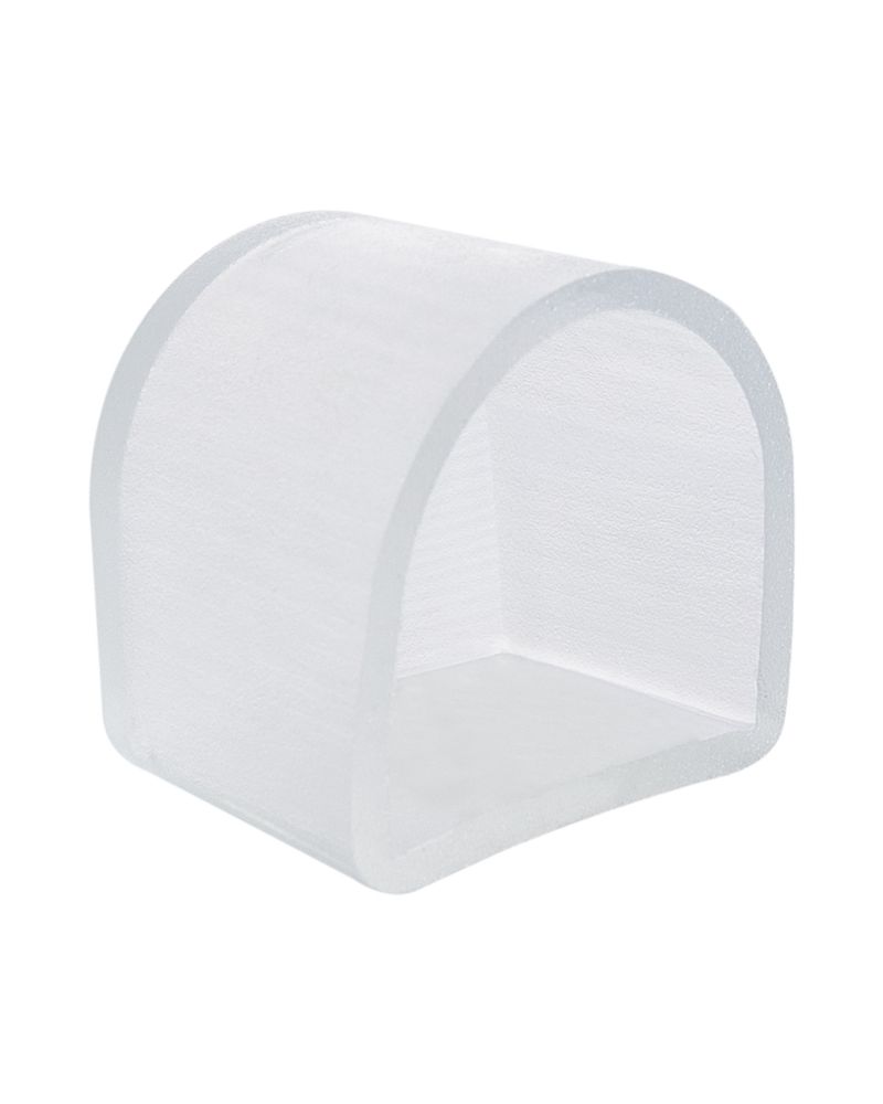Embout pour Gaine Néon LED 7.5W/m Monochrome 220V AC 100 LED/m Semi-circulaire 180º IP67 sur Mesure Coupe Tous les 100 cm