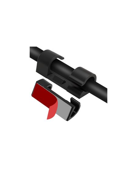 Pack 20 Clips de Fixation Auto-adhésifs Organisateur pour Câble Ø 8mm