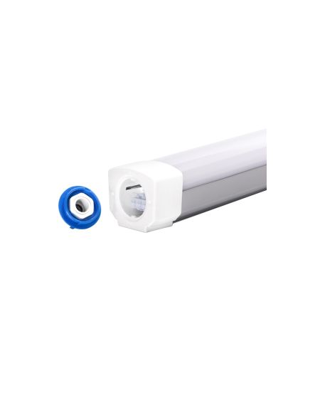 Réglette Étanche LED Aluminium 40W 150lm/W 120cm Raccordable IP65