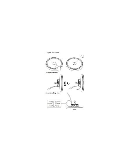Contrôleur Zigbee IP65 pour Cloche LED Industrielle UFO Smart