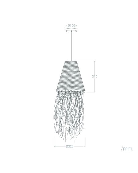 Suspension Fibres Naturelles Samba