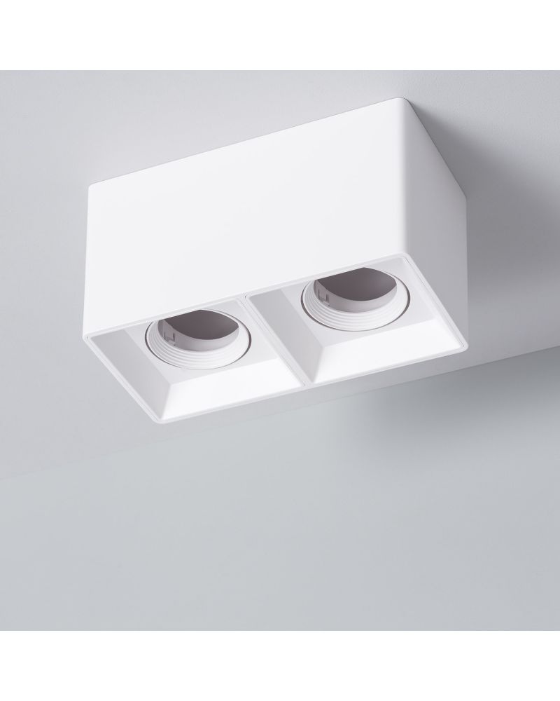 Plafonnier Space Carré Double