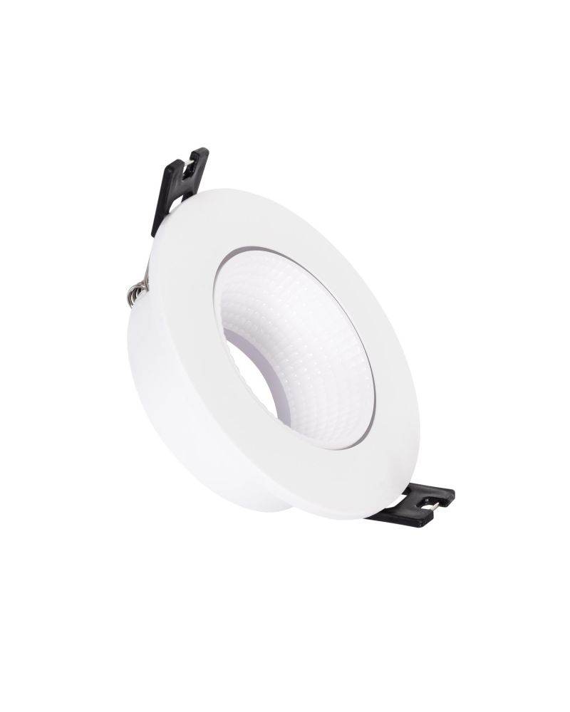 Collerette Downlight Ronde Orientable pour Ampoule LED GU10 / GU5.3 Coupe Ø 80mm