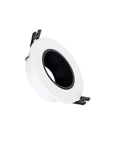 Collerette Downlight Ronde Orientable pour Ampoule LED GU10 / GU5.3 Coupe Ø 80mm