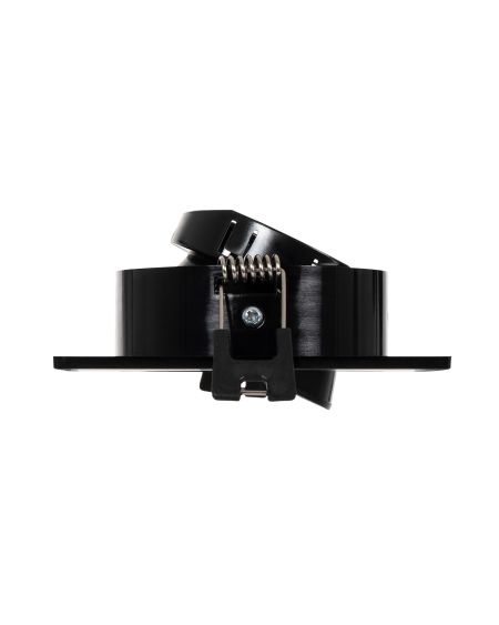 Collerette Downlight Carrée Orientable pour Ampoule LED GU10/GU5.3 Coupe Ø 80mm