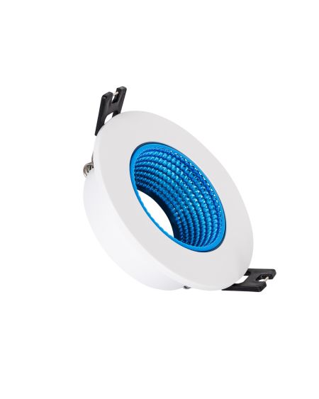 Collerette Downlight Ronde Orientable pour Ampoule LED GU10/GU5.3 Coupe Ø 80mm