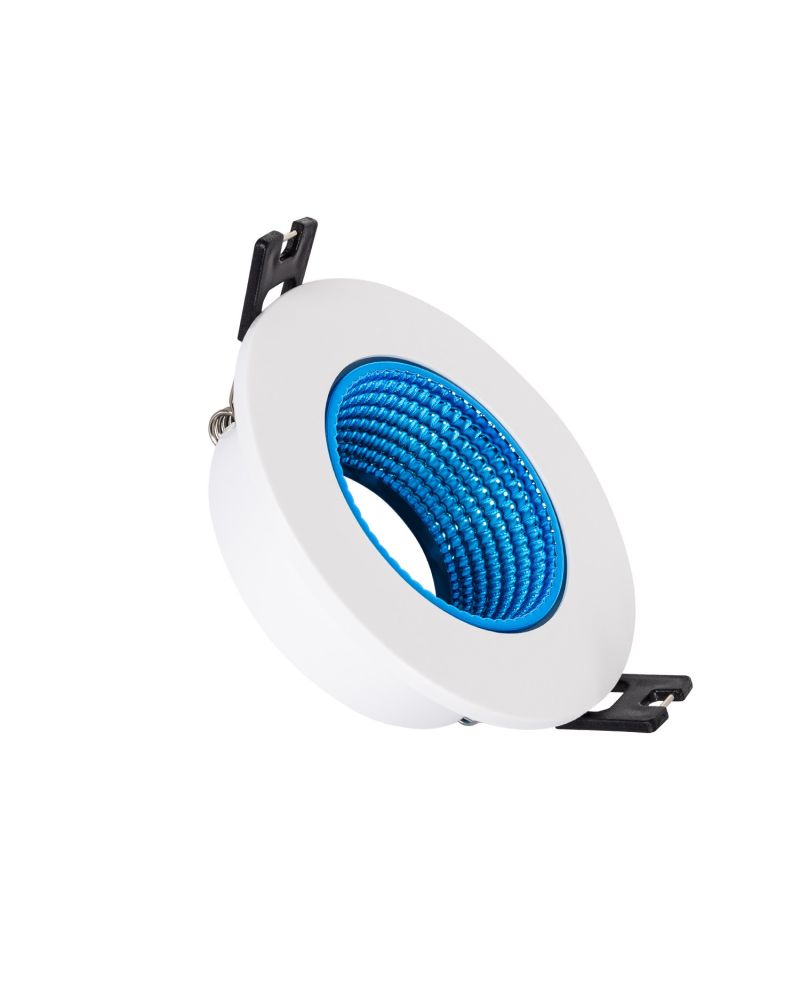 Collerette Downlight Ronde Orientable pour Ampoule LED GU10/GU5.3 Coupe Ø 80mm