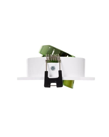 Collerette Downlight Ronde Orientable pour Ampoule LED GU10/GU5.3 Coupe Ø 80mm