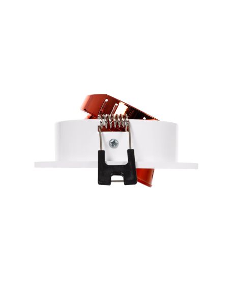 Collerette Downlight Ronde Orientable pour Ampoule LED GU10/GU5.3 Coupe Ø 80mm