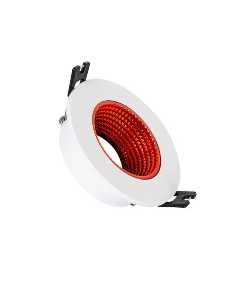 Collerette Downlight Ronde Orientable pour Ampoule LED GU10/GU5.3 Coupe Ø 80mm