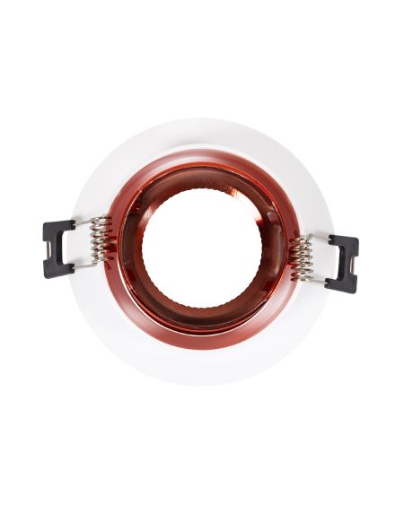 Collerette Downlight Ronde Orientable pour Ampoule LED GU10/GU5.3 Coupe Ø 80mm