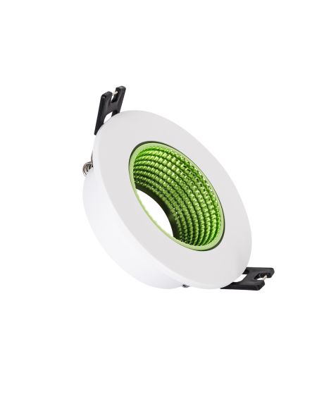Collerette Downlight Ronde Orientable pour Ampoule LED GU10/GU5.3 Coupe Ø 80mm