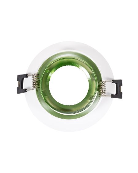 Collerette Downlight Ronde Orientable pour Ampoule LED GU10/GU5.3 Coupe Ø 80mm