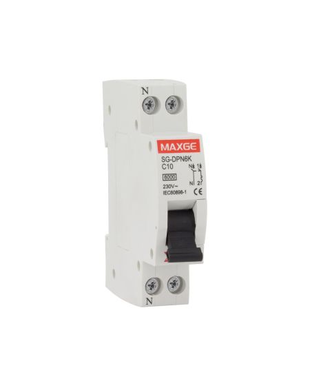 Disjoncteur Résidentiel DPN 1P+N-6kA 6-32A Courbe C MAXGE