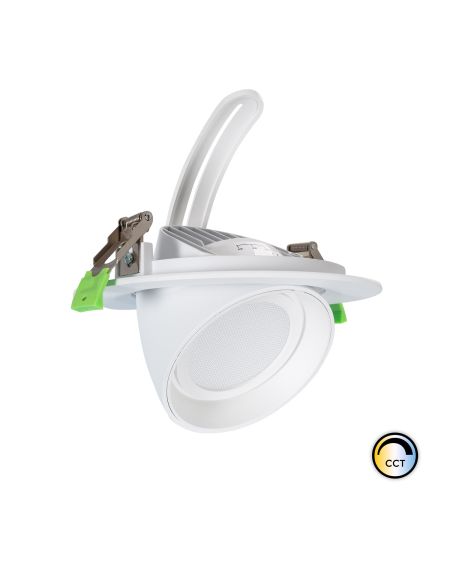 Spot Downlight LED Rond Orientable 38W 120 lm/W  CCT LIFUD No Flicker