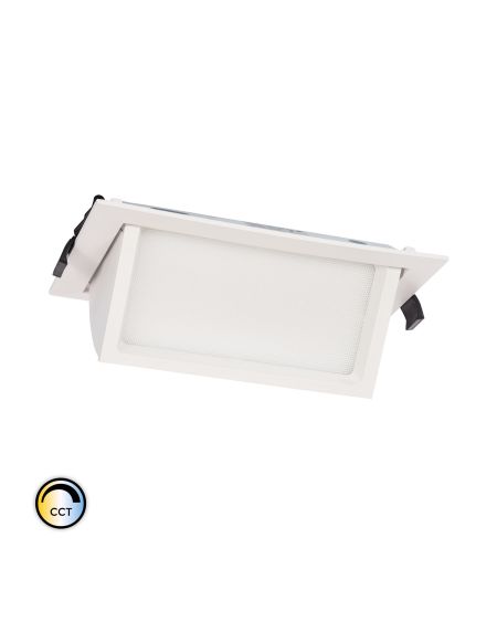 Spot Downlight LED Rectangulaire Orientable 46W 120 lm/W  CCT No Flicker