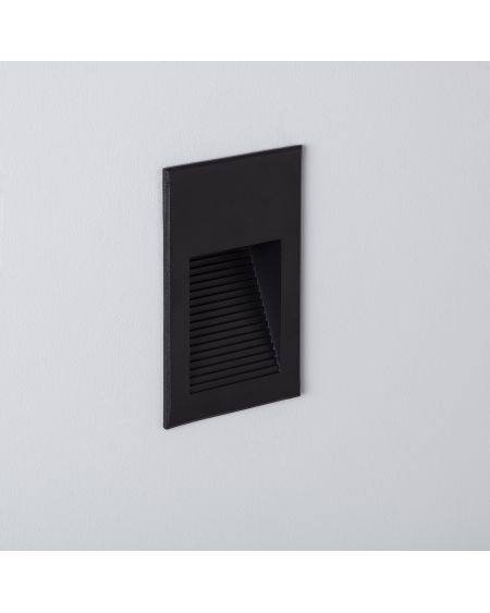 Balise LED Extérieure 5W Encastrable au Mur Goethe Noire