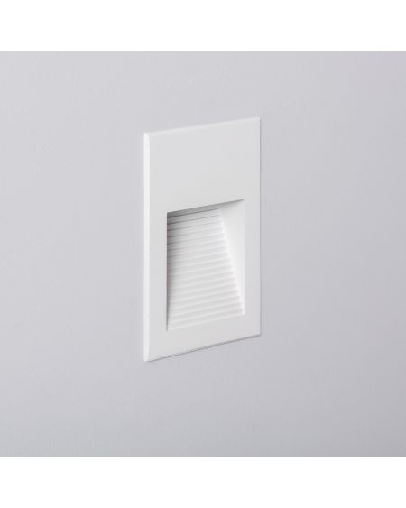 Balise LED Extérieure 5W Encastrable au Mur Goethe Blanche