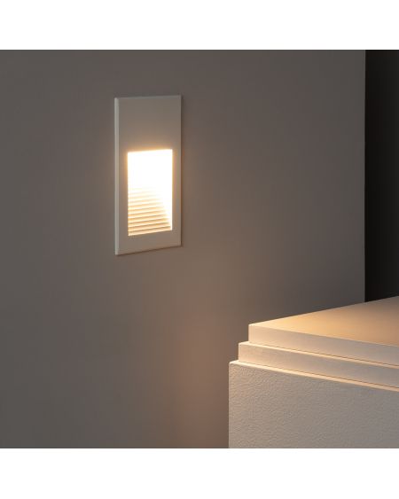 Balise LED Extérieure 5W Encastrable au Mur Goethe Blanche