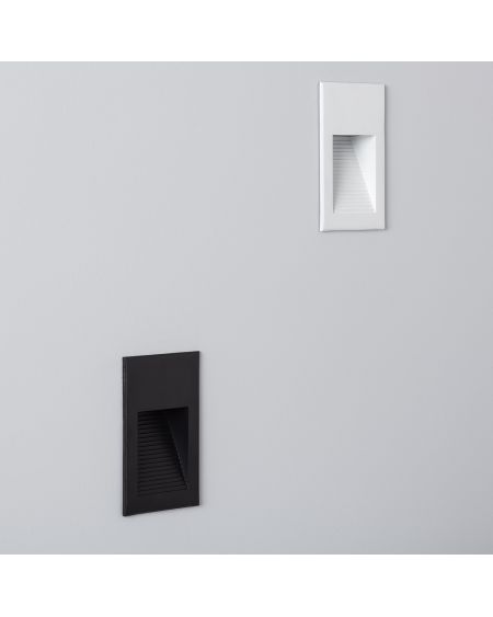 Balise LED Extérieure 5W Encastrable au Mur Goethe Blanche